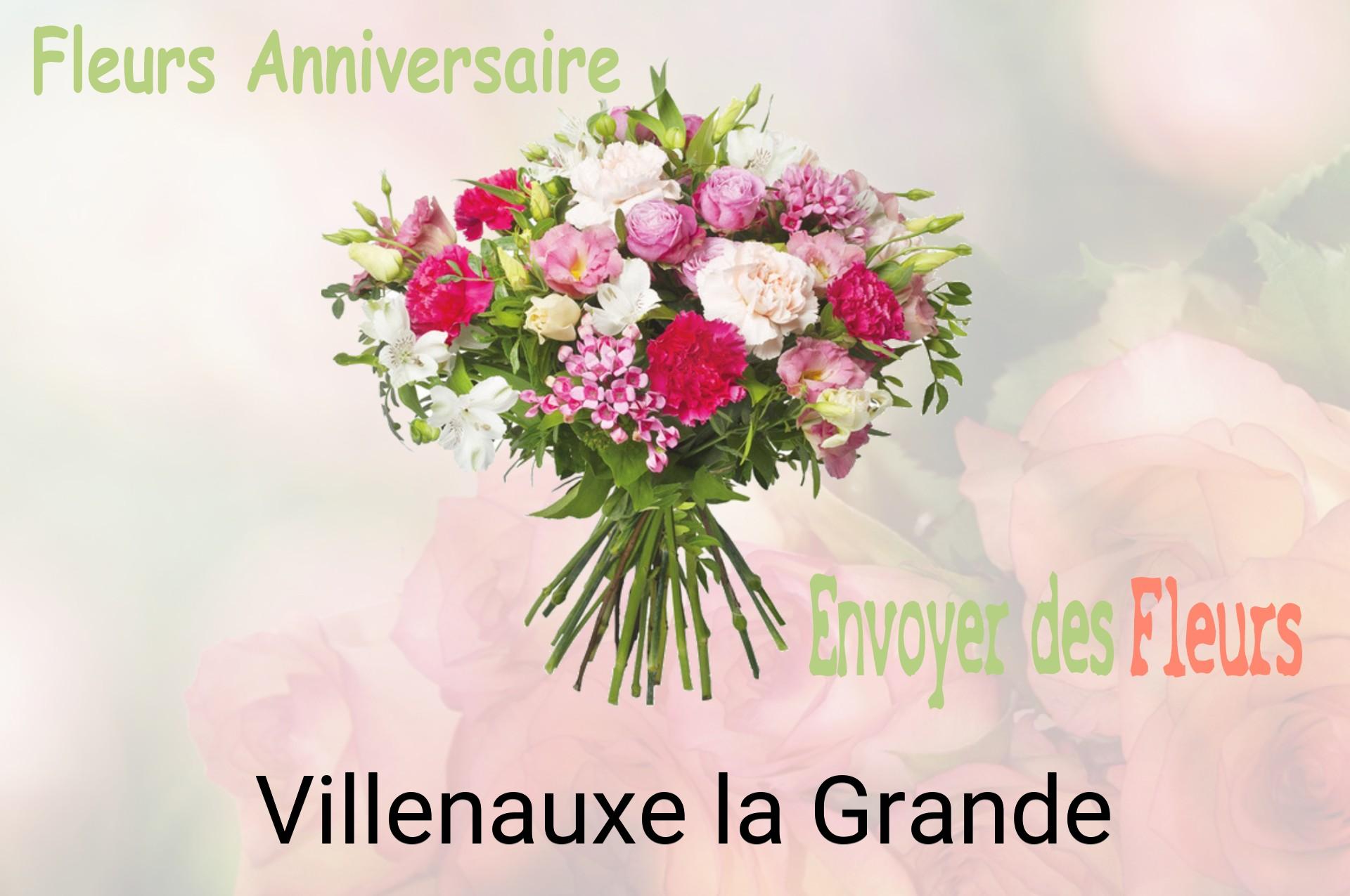 Bouquet de fleurs d’anniversaire livré à Villenauxe-la-Grande